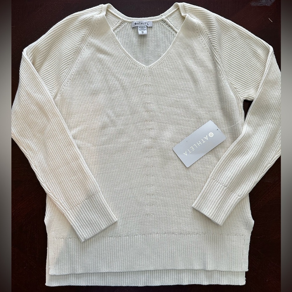 Athleta v-neck sweater